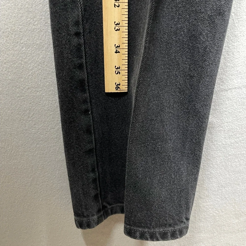 Levis 505 Mens W34 L34 Regular Fit Faded Black Wash Denim Jeans Straight